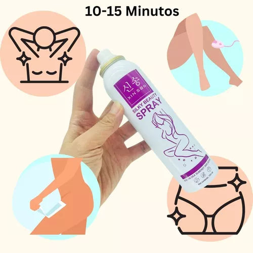 SPRAY DEPILADOR, PARA TODAS LAS ZONAS DEL CUERPO!