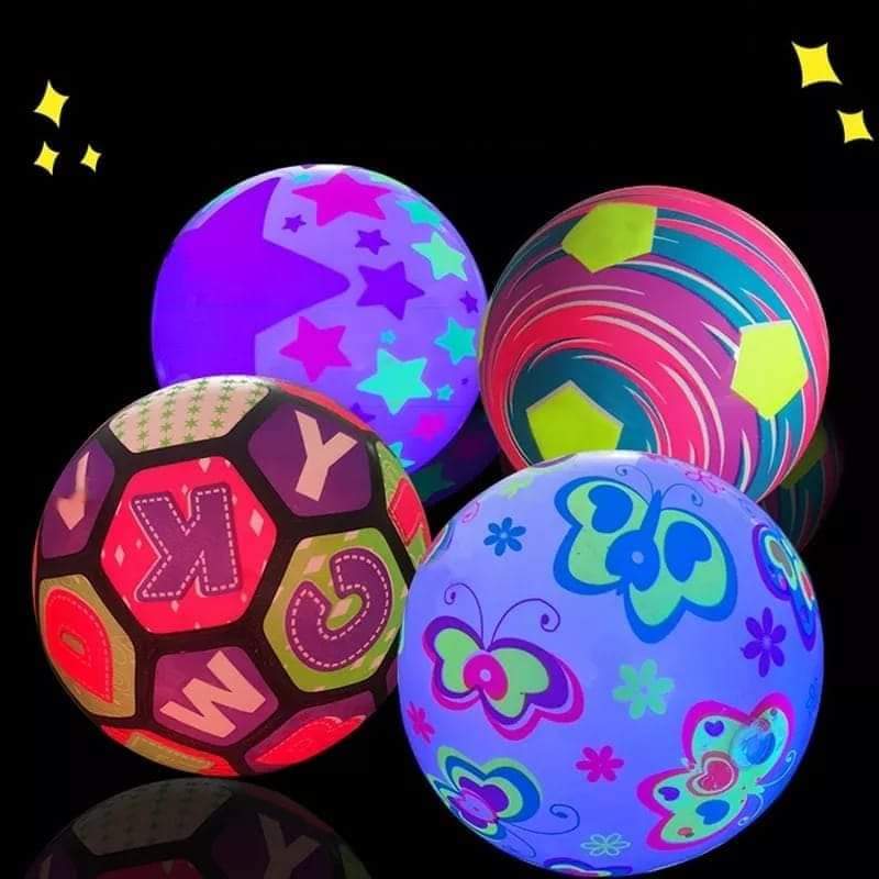 Set 2 Pelota Neon Luminosa
